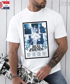 Premium Real Friends Summer Tour 2024 Poster Shirt