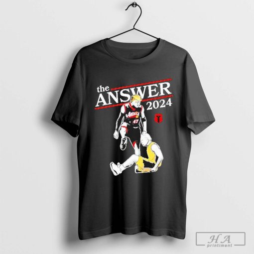 The Answer 2024 Trump And Biden T-Shirt