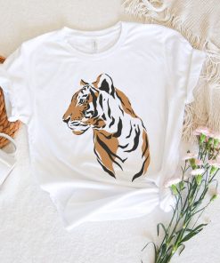 Tiger Shirt, Gift for Tiger Lover, Watercolor Tiger Shirt