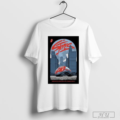 Top The Rolling Stones June 27th and 30th 2024 Soldier Field T-shirt