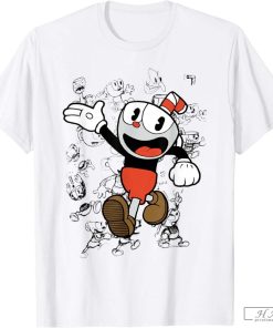 Trending Cuphead Character Sketches T Shirts