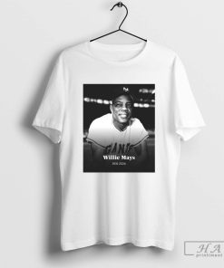 Willie Mays 1931 2024 photo shirt