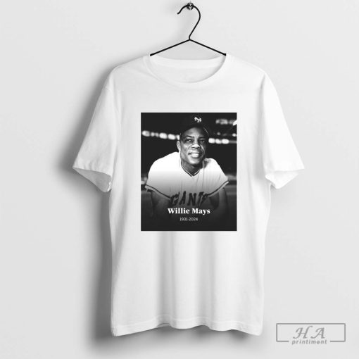 Willie Mays 1931 2024 photo shirt