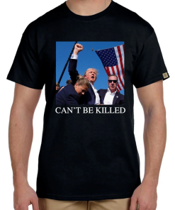 Trump Shot T-Shirt "Can't Be Killed" - FREE with Subscription