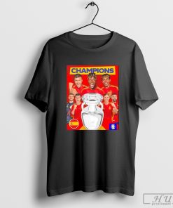 2024 Euro Champions Spain trophy shirt