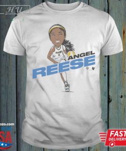 Angel reese caricature t-shirt