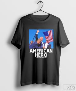 Awesome Trump Shot Assassination Attempt American Hero Fist Raised Unisex Classic T-Shirt