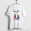 Biden vs Trump Boxing Here We Go One More 2024 T-Shirt