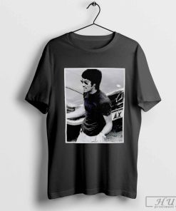 Bruce Lee and his ride shirt