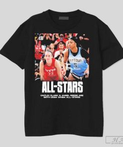 Caitlin Clark And Angel Reese Are Both 2024 WNBA All-Stars T-Shirt