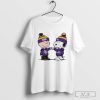 Charlie Brown And Snoopy NFL Minnesota Vikings Football Go Vikings Cartoon T Shirt