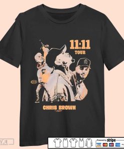 Chris Brown 11 11 Tour graphic shirt