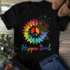 Daisy Peace Sign Hippie Soul Retro Hippie Flower Lovers T-Shirt