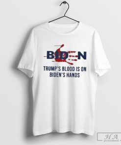 Design TrumpS Blood On BidenS Hands T-Shirt