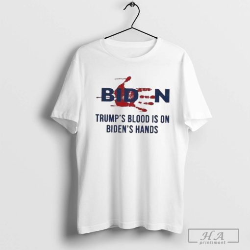 Design TrumpS Blood On BidenS Hands T-Shirt