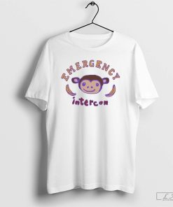 Emergency Intercom Monkey Purple Shirt