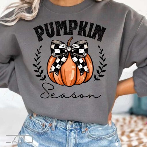 Fall Floral Shirt, Pumpkin Spice Tee, Spooky Mama T-shirt