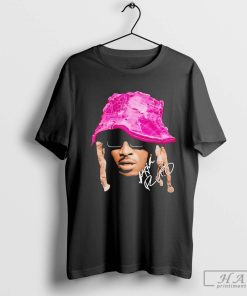 Future Big Face Pink Bucket Graphic Signature Shirt