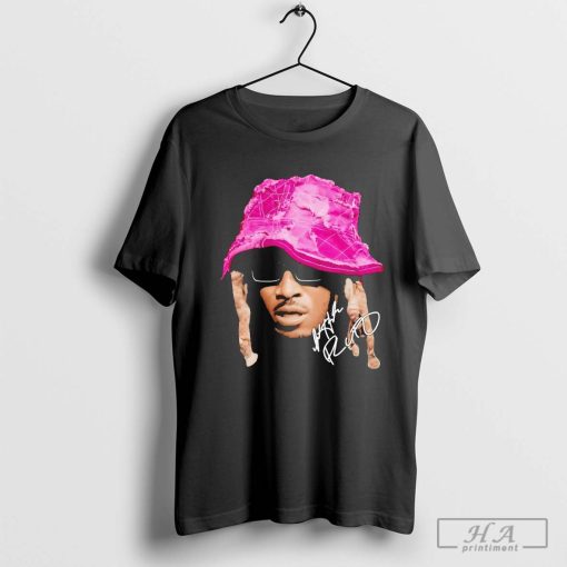 Future Big Face Pink Bucket Graphic Signature Shirt