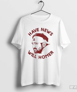 Have News Will Homer Baseball T-shirt