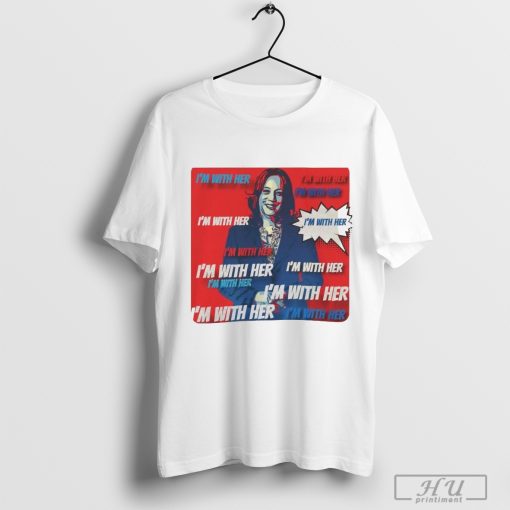 Kamala Harris making her Story T-shirt