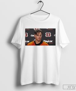 Joe Burrow Arrives For Cincinnati Bengals Training Camp With Bold New Look T-shirt
