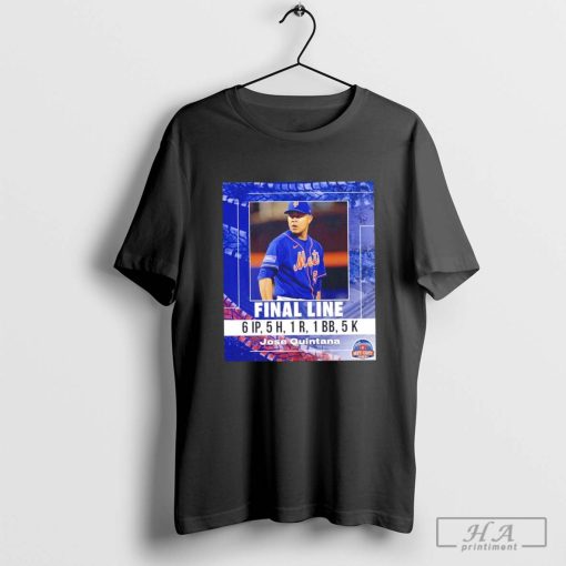 José Quintana New York Mets Final Line Shirt