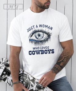 Just A Woman Who Loves Carolina Panthers Football T-Shirt