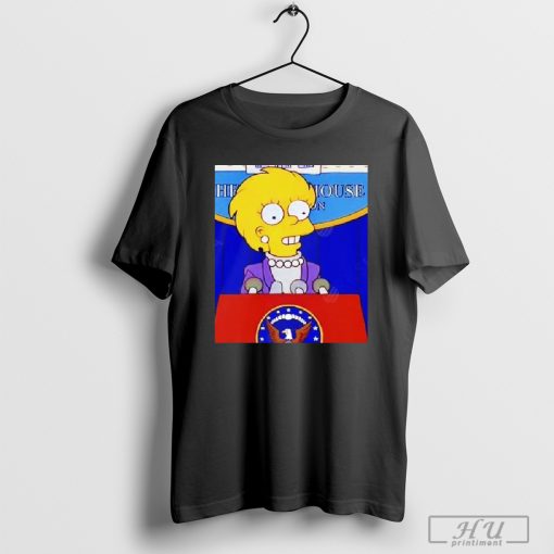 Kamala Harris 2024 Lisa Simpson becomes the President of the USA shirt