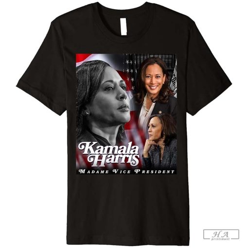 Kamala Harris Madame Vice President Tshirt for men and women Premium T-Shirt