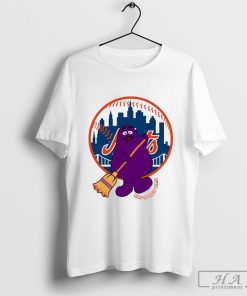 King of New York Mets Grimace Logo T-shirt