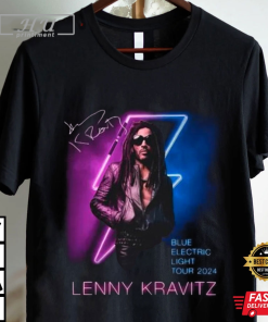 Lenny Kravitz Electric Blue Light Tour 2024 T-Shirt