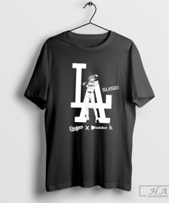 Los Angeles Dodgers Hololive Night Gawr Suisei shirt