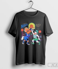 Mavericks Vs Celtics Matchup Nba Final Mascot 2024 T-Shirt