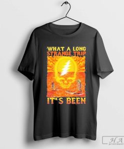 Nice Grateful Dead What A Long Strange Trip It’s Been Sunset T-shirt