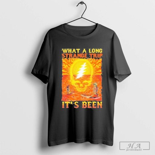 Nice Grateful Dead What A Long Strange Trip It’s Been Sunset T-shirt