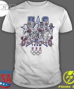 Nice Usa Basketball Team Usa Olympic 2024 T-Shirt