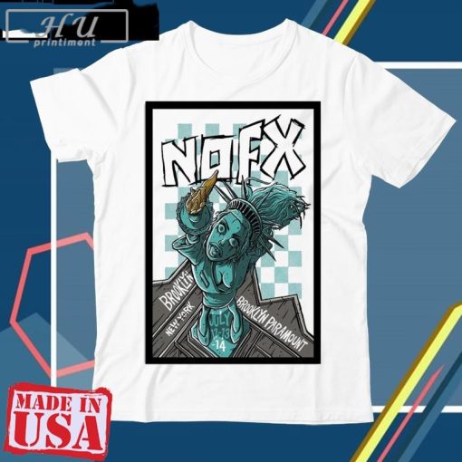 Nofx Brooklyn Paramount Brooklyn Ny July 12-14 2024 Poster T-Shirt