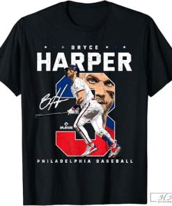 Number Portrait Bryce Harper Philadelphia MLBPA T-Shirt