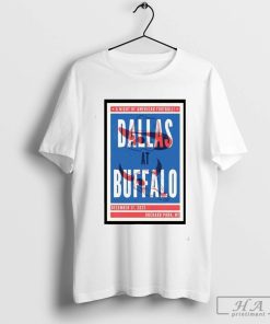 Official A night of American Football Dallas vs buffalo December 17 2023 Orchard Park NY Poster T-shirt