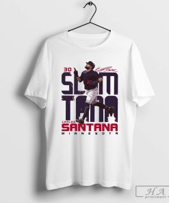 Official Carlos Santana Minnesota Twins Slamtana Signature Shirt