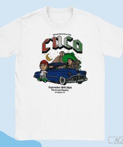 Official Cuco Tour September 16th 2024 The Greek Theatre Los Angeles Ca T-shirt