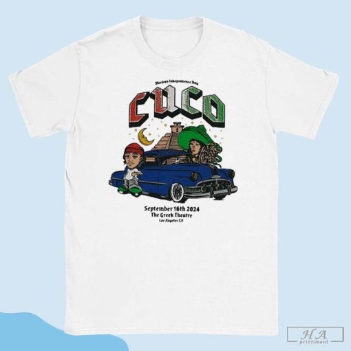 Official Cuco Tour September 16th 2024 The Greek Theatre Los Angeles Ca T-shirt