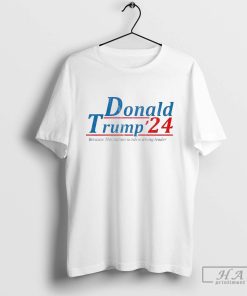 Official Donald Trump 2024 This nation needs a strong leader T-Shirt