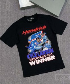 Official Hendrick Motorsports Kyle Larson Brickyard 400 Winner T-Shirt