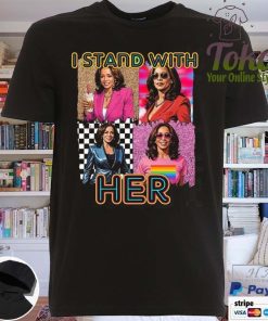 Official I Stand With Her Shirt, Stand With Harris 2024 Shirt, Stand With Madam President Tee, Kamala For The People Tee, Kamala Harris 2024 Shirt