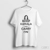 Official Kamala Harris Keep Kamala And Carry On Coconut Tree Election Shirt