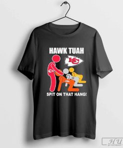 Official Kansas City Chiefs Hawk Tuah Spit On That Thang Football T-Shirt