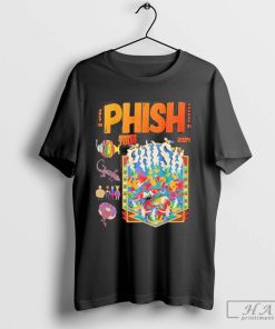 Official Phish Band Summer Tour 2024 Customized Black Shirt