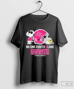 Official Snoopy And Woodstock No One Fights Alone Kansas City Chiefs #Tackecancer Shirt